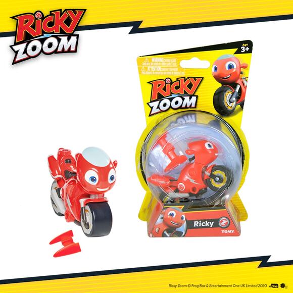 Ricky Zoom Toy Motorcycle 3 Inch Action Figure Bike-Vehicle Toys NEW - Picture 4 of 4